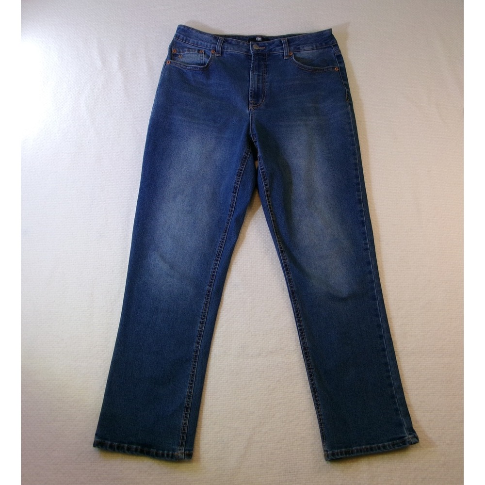 Frye Womens Straight Leg Jeans Blue Medium Wash Stretch Denim Size 8/29